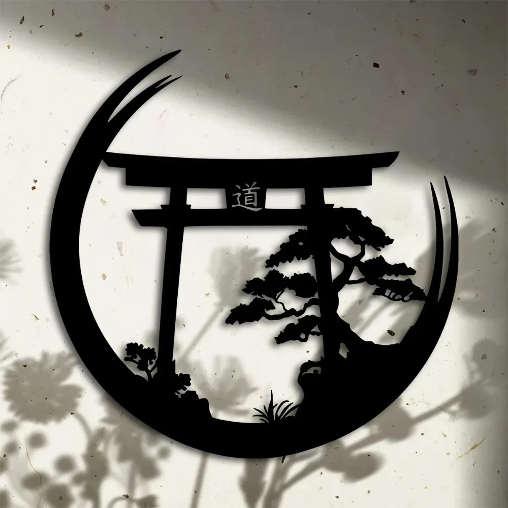 Bonsai Garden Decor - Arte Metálico de Pared con Diseño