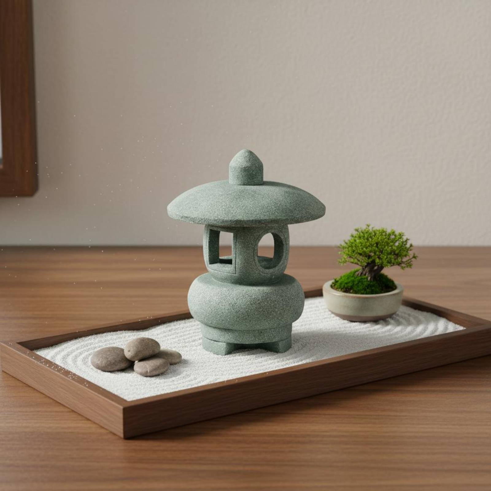 Farol de Piedra en Miniatura c - Bonsai Garden Decor reseña y precio
