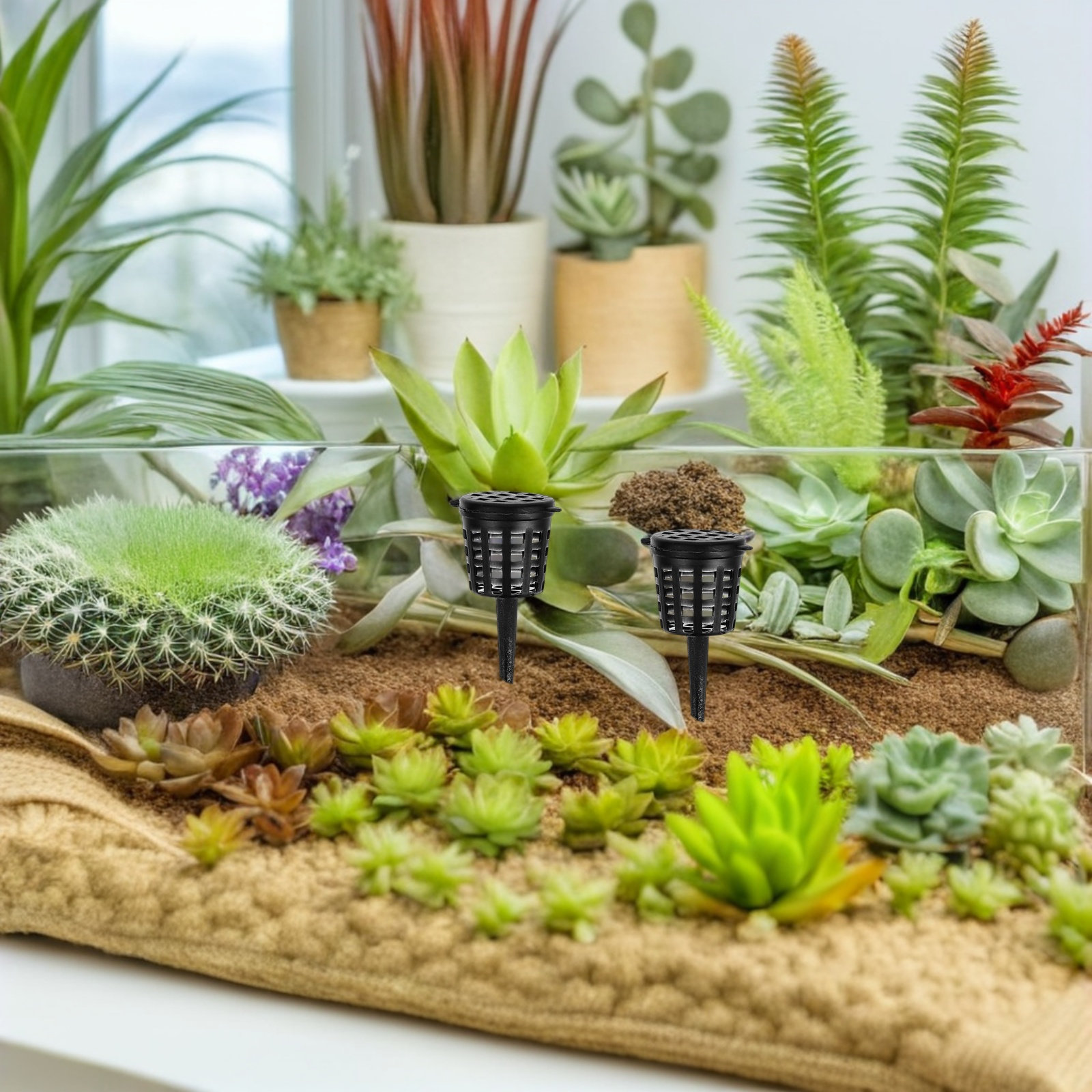 Cesta de Plástico Compacta par - Bonsai Garden Tools reseña y precio