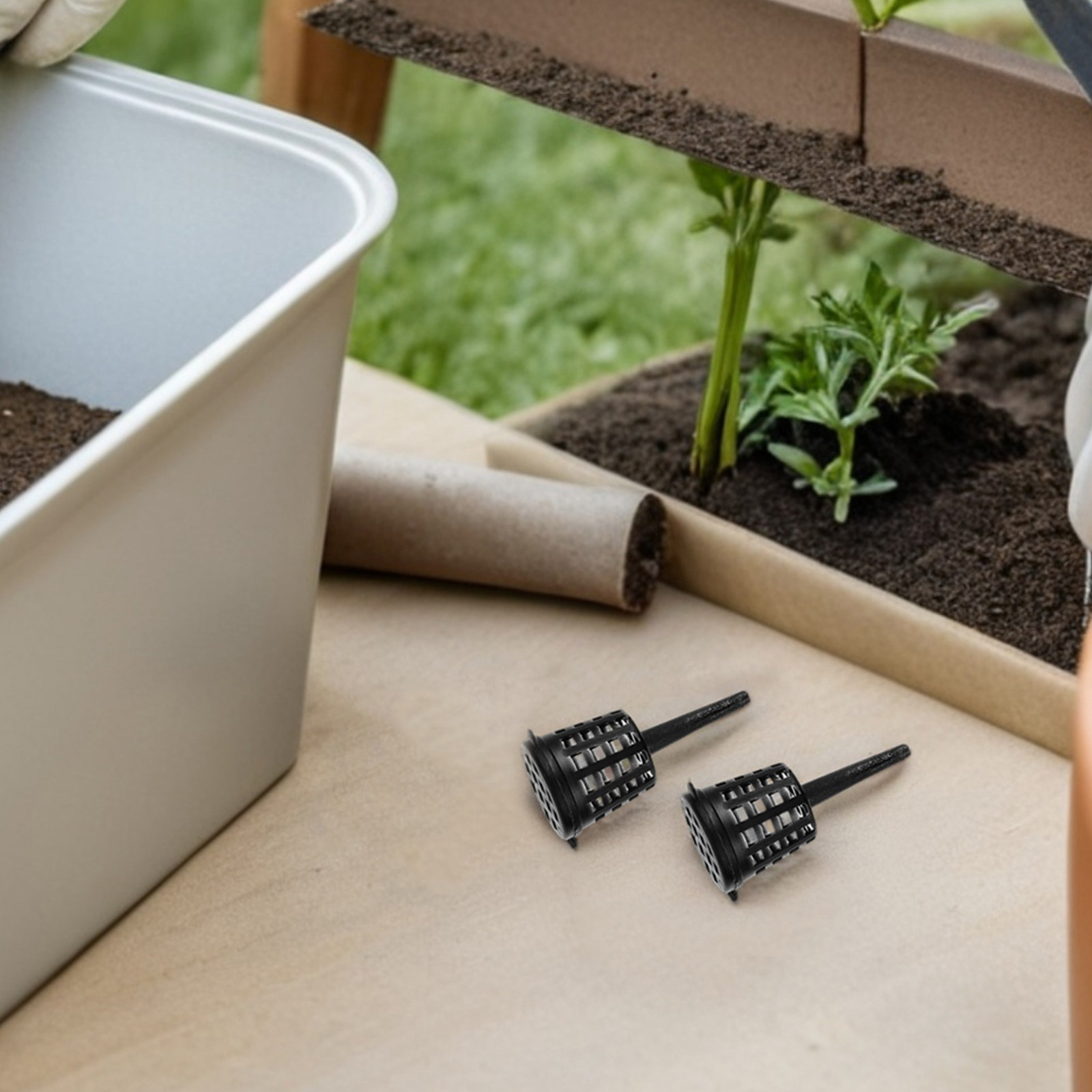 Cesta de Plástico Compacta par - Bonsai Garden Tools reseña y precio
