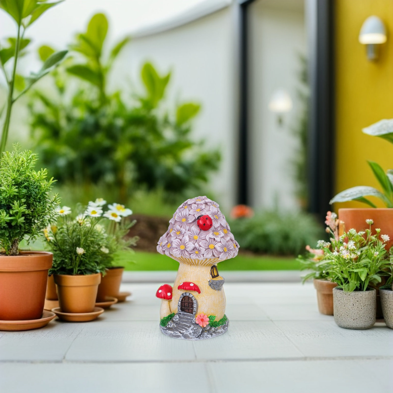 Casa de Hongo de Resina Resist - Bonsai Garden Decor reseña y precio