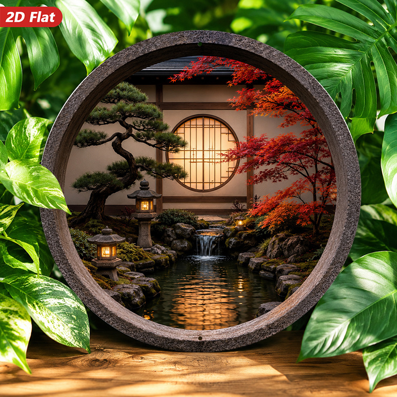 Decoración de Pared Metálica R - Bonsai Garden Decor reseña y precio