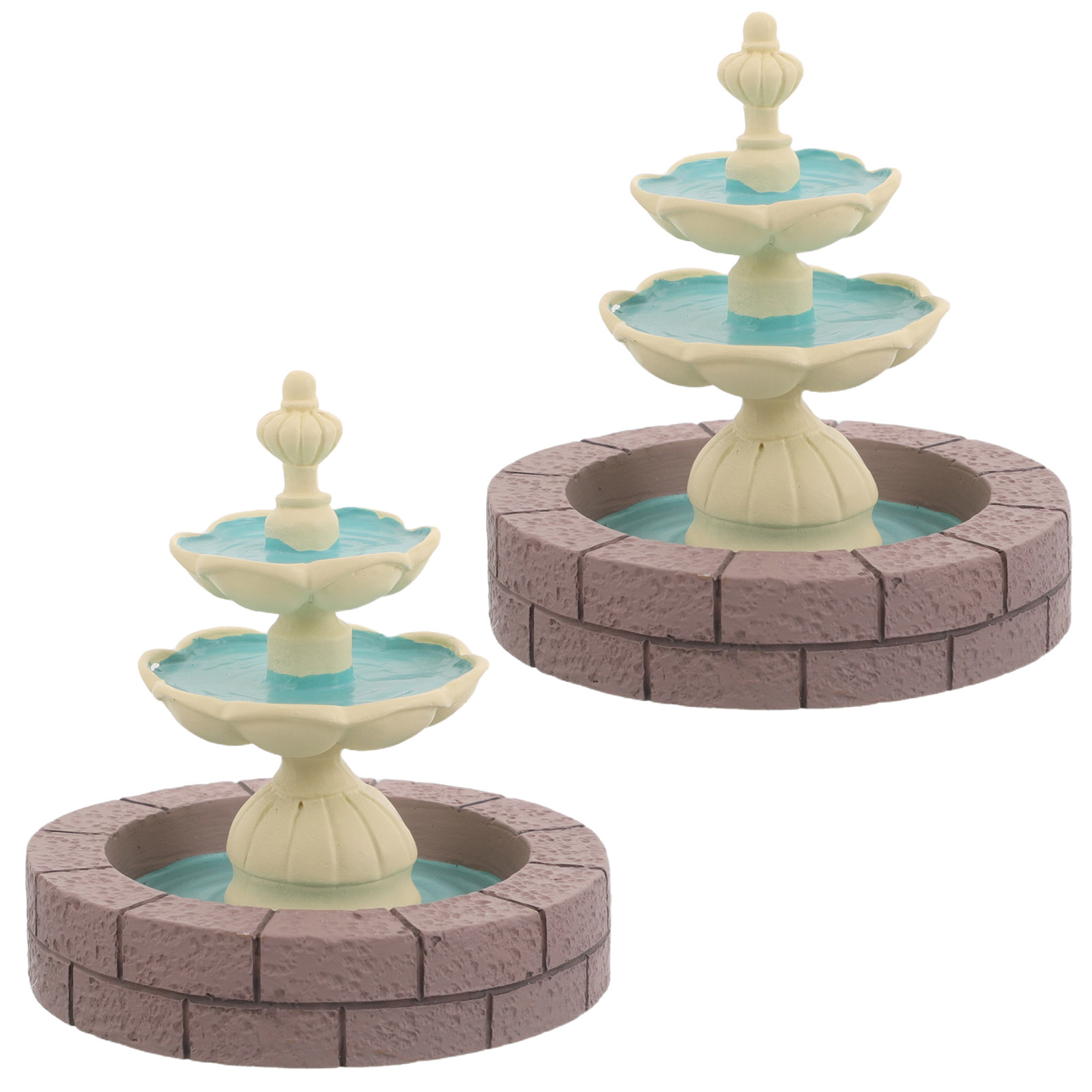 2 piezas de mini fuente de res - Bonsai Garden Decor reseña y precio